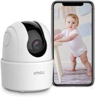 📸 advanced indoor security camera: 1080p wifi camera with 360° coverage, app control, night vision, and smart detection logo