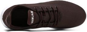 img 3 attached to 👟 Ultimate Performance: VAMJAM Lightweight Breathable Men's Running Sneakers