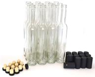 clear 375ml bellissima bottles - case of 12 by nicebottles logo