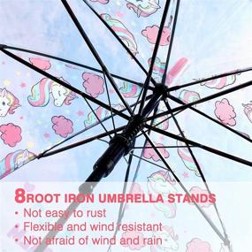 img 2 attached to ☂️ Saisong Transparent Open Windproof Umbrella - Stay Protected in Style!