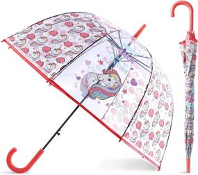 img 4 attached to ☂️ Saisong Transparent Open Windproof Umbrella - Stay Protected in Style!