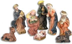 img 2 attached to Nativity Figurine Set Polystone Figures