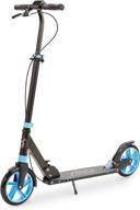 viro rides sport runner folding kick scooter black/blue 🛴 - amazon exclusive: unleash fun with the ultimate folding scooter! логотип