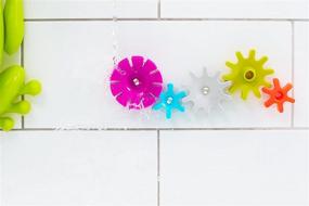 img 2 attached to 🛁 TOMY Boon COGS Sensory Bath Toy Set for Toddlers, Age 12 Months+, Pink (Pack of 5)