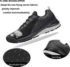 img 3 attached to 👟 Mishansha Men's Walking Running Athletic Sneakers: Top-Notch Performance Shoes