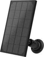 📷 helidallr outdoor security camera solar panel – ip66 waterproof solar panel with 360° adjustable mounting and 10ft micro charging cable for continuous power supply to home security cameras logo