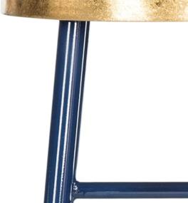 img 2 attached to 🪑 Stylish Safavieh Home Collection Emery Navy and Dipped Gold Leaf 30-inch Barstool: A Perfect Blend of Elegance and Comfort