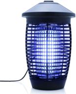 🦟 u.s. solid electric bug zapper mosquito killer: 20w power, 4000v electric grid & 18w uv light for indoor & outdoor use in home, office, backyard, patio logo
