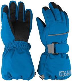 img 4 attached to 🧤 Winter Gloves for Girls and Boys - Waterproof Accessories in Cold Weather by MAGARROW