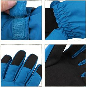 img 1 attached to 🧤 Winter Gloves for Girls and Boys - Waterproof Accessories in Cold Weather by MAGARROW