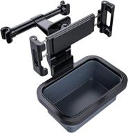 convenient car tablet holder with container - compatible with ipad, galaxy tabs, and phones! logo