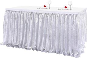 img 1 attached to Rectangle Glitter Tablecloth Birthday Decorations