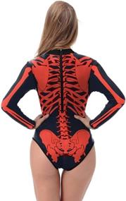 img 2 attached to Thenice Halloween One Piece Sunscreen Swimsuit Women's Clothing and Swimsuits & Cover Ups