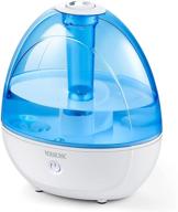 🌬️ youichic ultrasonic cool mist humidifier: quiet mini desk humidifier with auto shut-off, night light function, and 1.8l large capacity - lasts up to 22 hours logo