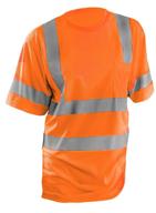 occunomix t shirt mens orange large logo