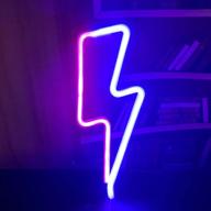 qiaofei lightning blue pink restaurant decoration logo