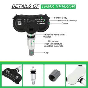 img 1 attached to CDWTPS 42753-TR3-A81 и 42753-SNA-A830-M1 комплект датчиков TPMS для Honda CRZ Insight Odyssey Element Civic/Acura CSX (набор из 4 штук)