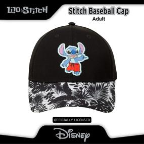 img 2 attached to 🧢 Disney Lilo & Stitch Snap-Back Baseball Cap for Women – Mom Hat