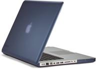 review: speck smartshell case for macbook pro 13-inch, steel blue - not for retina macbook logo