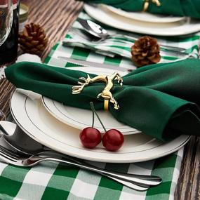 img 2 attached to 🦌 AWEI Deer Thanksgiving Napkin Rings