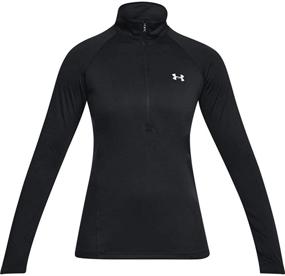 img 1 attached to 👕 Stay Comfortable with Under Armour Women's Tech 1/2 Zip Long-Sleeve Pullover