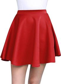 img 2 attached to Loxdonz: Stylish & Versatile Flared Pleated Girls' Clothing for Skirts & Skorts