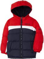 pacific trail puffer jacket cyprus logo