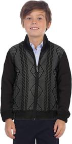 img 3 attached to Gioberti Lightweight Geometric Cardigan Sweater Boys' Clothing and Sweaters