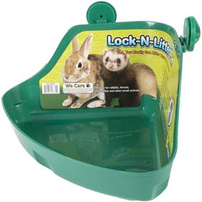 img 3 attached to Review: Ware Manufacturing Plastic Lock-N-Litter Pan for Small Pets – Colors May Vary