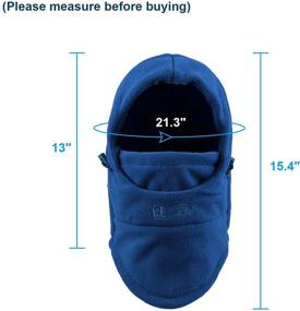 img 3 attached to AMYIPO Windproof Balaclava for Children – Boys' Cold Weather Accessories