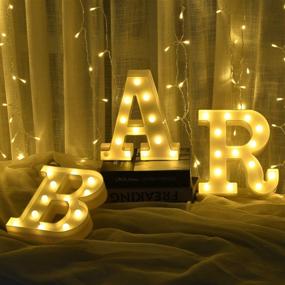 img 3 attached to ✨ Rdutuok LED Marquee Letters Lights BAR Sign: Remote Control Letter Lamp for BAR Pub Home Party Wedding Decoration Battery Powered Christmas Lamp Home Bar Decoration