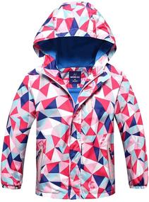 img 4 attached to 🧥 Ultimate Protection: M2C Hooded Fleece Waterproof Windbreaker for Boys - Top Choice in Jackets & Coats