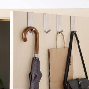 img 1 attached to 🧲 Hanging Hooks for Bathroom, Kitchen, Bedroom- Multipurpose Hangers