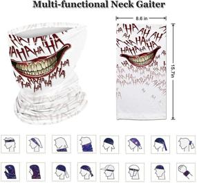 img 1 attached to 👶 Kids Neck Gaiters: 6Pcs Cute Face Masks with UV Protection for Boys and Girls