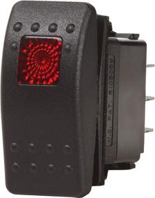 img 1 attached to 🔵 Unveiling the Ultimate Blue Sea Systems Water Resistant Contoura II Switches in Sleek Black Design