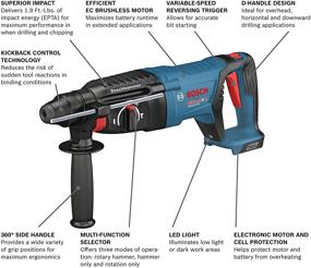 img 3 attached to Бесщеточный молот Bosch GBH18V 26DN SDS Plus Bulldog