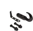 🔗 high-quality black tow hook kit for 1942-1995 jeep cj & wrangler - rampage products 7605 logo