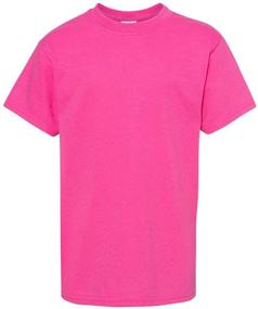 img 2 attached to 👕 Hanes Boys ComfortBlend EcoSmart T Shirt – Stylish Girls' Tops, Tees & Blouses