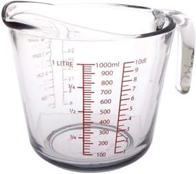 img 1 attached to 🔍 Kitchen Classics 195-91661LIB 32 Oz. Measuring Cup: Clear Glass, Easy Pour Handle, Dishwasher & Microwave Safe