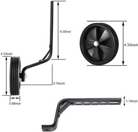 img 3 attached to ZOSEN Bicycle Stabilizers: Reliable Training Wheels for Kids Bikes (12-20 Inch)