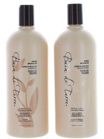 img 1 attached to 🌿 Bain De Terre Sweet & Almond Oil Long & Healthy Shampoo & Conditioner 33.8 oz Duo with Pumps - Enhanced for SEO