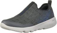 👟 stylish & comfy: skechers men's focus raptor sneaker charcoal - top rated footwear logo