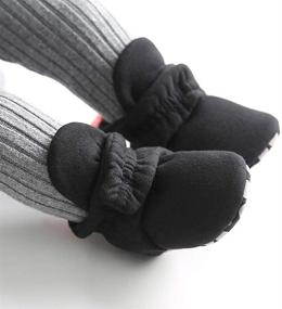 img 2 attached to 👶 HsdsBebe Unisex Newborn Baby Cotton Booties: Cozy Non-Slip Shoes for Winter Infants