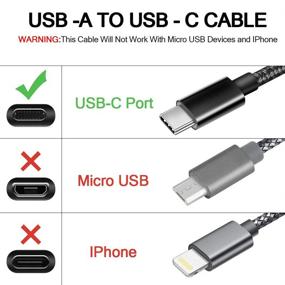 img 3 attached to Charging Braided Charger Samsung Galaxy Computer Accessories & Peripherals for Cables & Interconnects