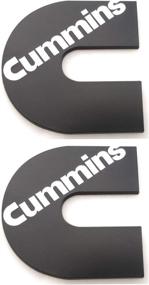 img 4 attached to Cummins Stickers Emblems Tailgates Nameplate Exterior Accessories in Emblems