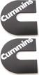cummins stickers emblems tailgates nameplate exterior accessories in emblems logo