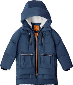 img 3 attached to Orolay Fleece Thickened Winter Puffer Boys' Clothing : Jackets & Coats