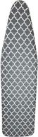👕 homz ultimate standard width ironing board cover and pad, grey/white lattice - 1905064: the perfect ironing companion logo