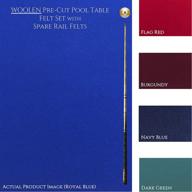 🎱 cotton farm: pre-cut worsted & woolen pool table felts/billiard cloths - perfectly sized for 7/8/9 foot tables (with spare rail felts) логотип