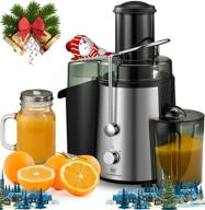 🥤 powerful 800w centrifugal juicer by 1829 carl schmidt sohn for vegetable & fruit, juice extractor machine, 3-inch wide feed chute, easy to clean, anti-drip, bpa free логотип